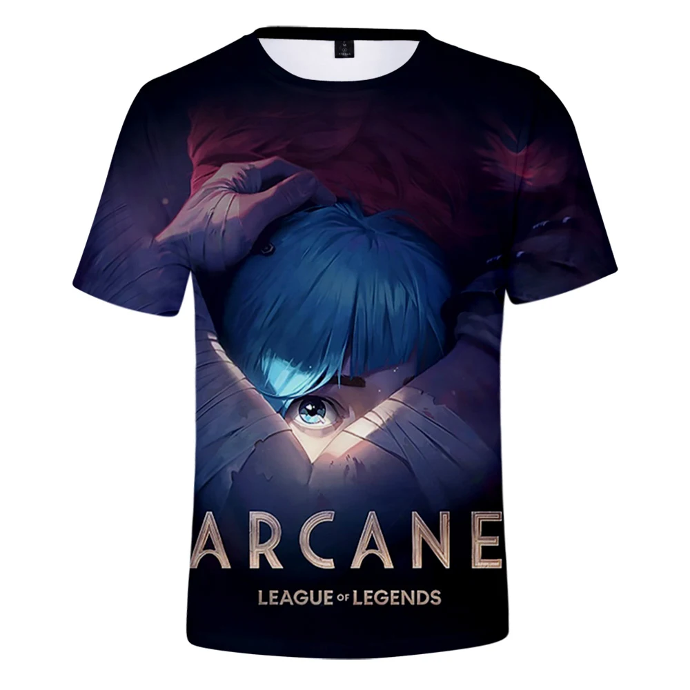 Arcane League of Legends 3D Printing Short Sleeve T Shirt Men Women Casual Loose Plus Size T Shirts 
Arcane League of Legends 3D Printing Short Sleeve T Shirt Men Women Casual Loose Plus Size T Shirts