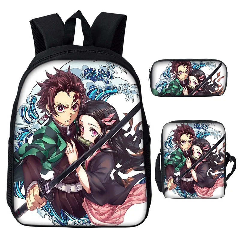 Japan Anime Demon Slayer Boys Girls Schoolbag Backpack Cosplay Cartoon Kawaii Sports 3 Pieces Backpacks Students School Bags
Japan Anime Demon Slayer Boys Girls Schoolbag Backpack Cosplay Cartoon Kawaii Sports 3 Pieces Backpacks Students School Bags