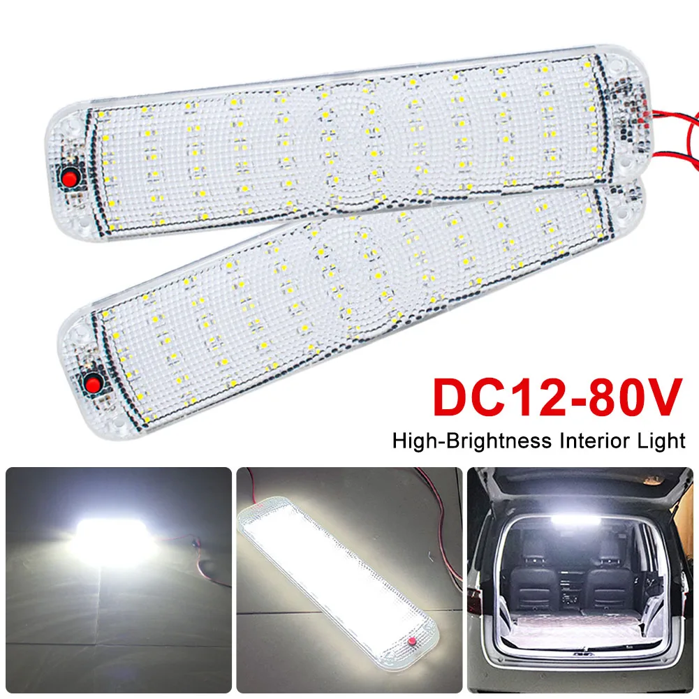 48/60/72LED 12V-80V LED Car Vehicle Interior Dome Roof Ceiling Reading Light Lamp Interior Car Roof Light Car Interior Lighting
48/60/72LED 12V-80V LED Car Vehicle Interior Dome Roof Ceiling Reading Light Lamp Interior Car Roof Light Car Interior Lighting