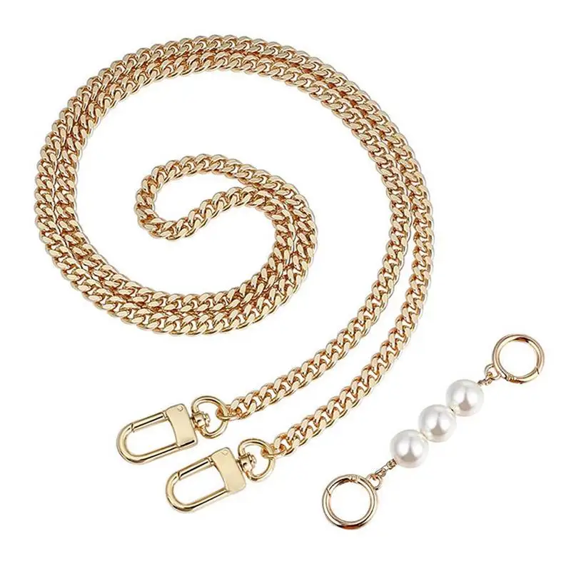 Purse Chain Strap Extender Gold Chain Strap With Buckles And Pearl Beads Replacement Perfect For Shoulder Cross Body Bag Hand
Purse Chain Strap Extender Gold Chain Strap With Buckles And Pearl Beads Replacement Perfect For Shoulder Cross Body Bag Hand