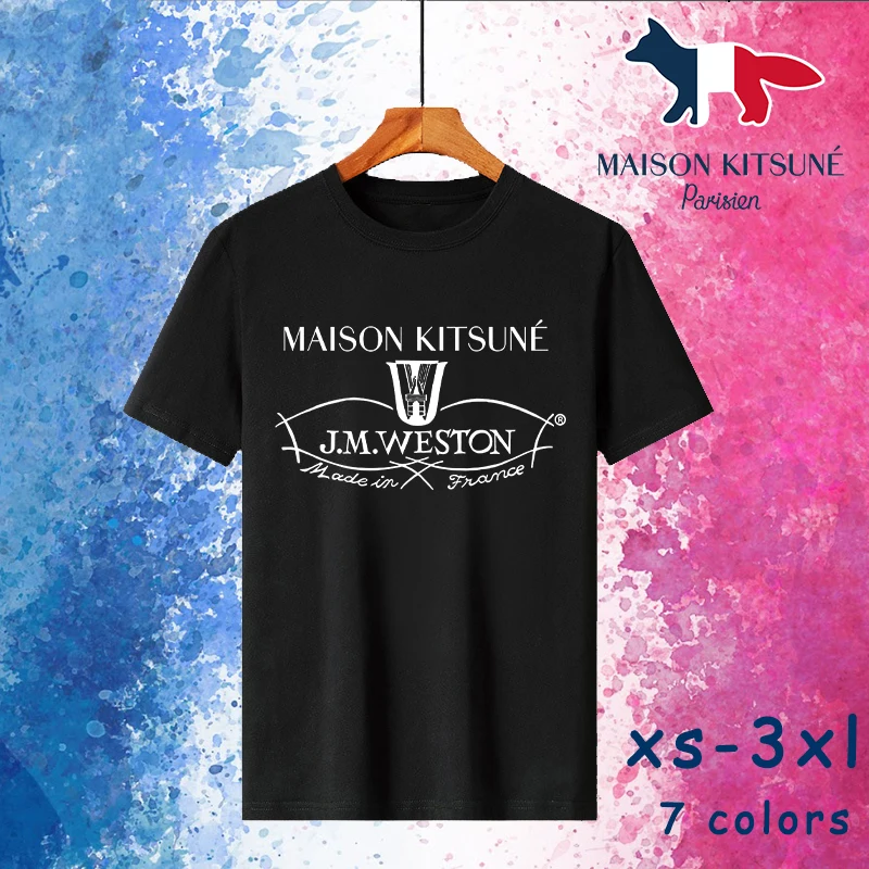 Masion France Fox Printed Men Women Unisex T-shirt Loose Clothing Short Sleeve Tops Man Male Femme Fashion Casual Tee Shirt
Masion France Fox Printed Men Women Unisex T-shirt Loose Clothing Short Sleeve Tops Man Male Femme Fashion Casual Tee Shirt
