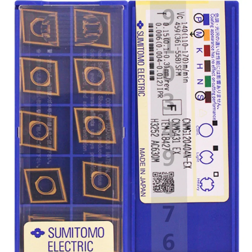 CNMG120404N-EX AC630M/CNMG120408N-EX AC630M CNMG431 CNMG432 карбидные вставки CNC для нержавеющей стали 10 шт./корт.
CNMG120404N-EX AC630M/CNMG120408N-EX AC630M CNMG431 CNMG432 карбидные вставки CNC для нержавеющей стали 10 шт./корт.