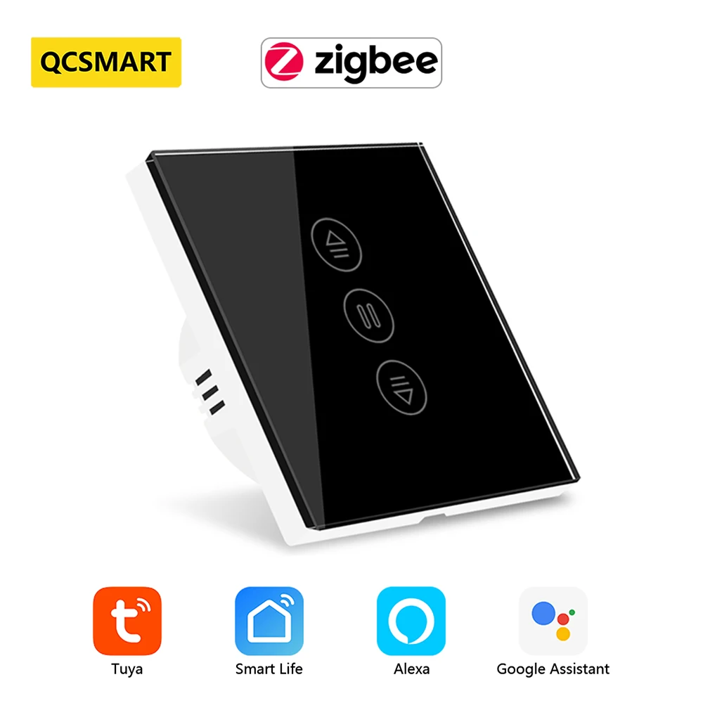 Tuya Smart ZigBee 3.0 EU сенсорный переключатель для штор
Tuya Smart ZigBee 3.0 EU сенсорный переключатель для штор