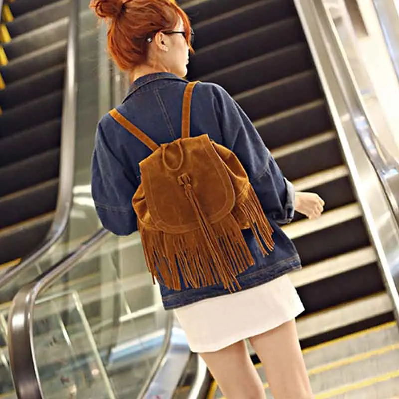 Brown Tassel Retro Large Capacity Flip for Women's Daily Shopping Party Backpack 2022 New Fashion Aesthetic Popular Outdoor Bag
Brown Tassel Retro Large Capacity Flip for Women's Daily Shopping Party Backpack 2022 New Fashion Aesthetic Popular Outdoor Bag