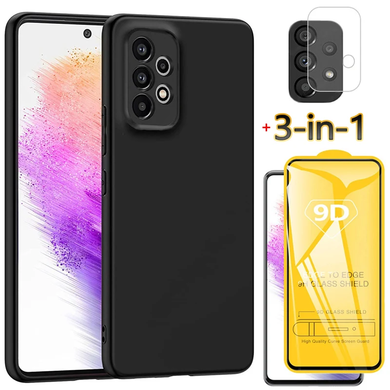 3-in-1, tempered glass + tpu case for samsung galaxy a73 5g soft anti-shock phone cases a73 5g samsung a 73 cover samsung a73
3-in-1, tempered glass + tpu case for samsung galaxy a73 5g soft anti-shock phone cases a73 5g samsung a 73 cover samsung a73