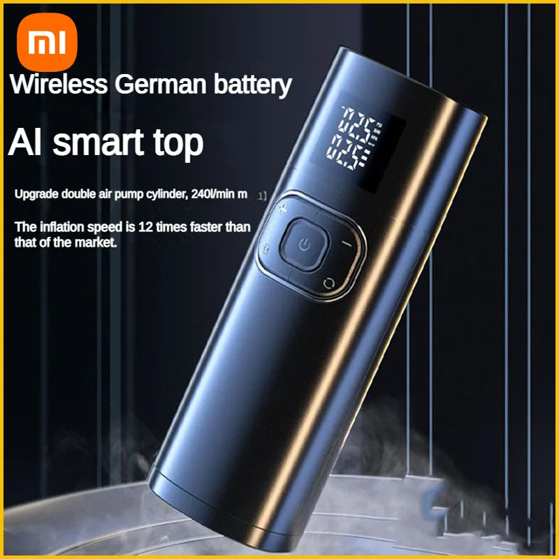 Xiaomi Rechargeable Air Pump Tire Inflator Portable Compressor Digital Cordless Car Tyre Inflator For Bicycle Balls
Xiaomi Rechargeable Air Pump Tire Inflator Portable Compressor Digital Cordless Car Tyre Inflator For Bicycle Balls