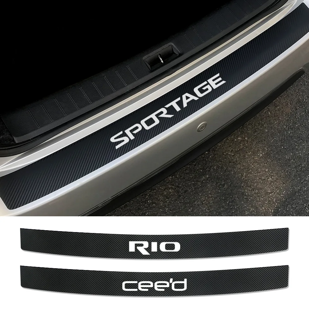 For Cadillac Kia Sportage Rio Optima Car Trunk Protector Sticker Carbon Fiber Rear Bumper Protection Anti-Kicked Scratch Strip
For Cadillac Kia Sportage Rio Optima Car Trunk Protector Sticker Carbon Fiber Rear Bumper Protection Anti-Kicked Scratch Strip