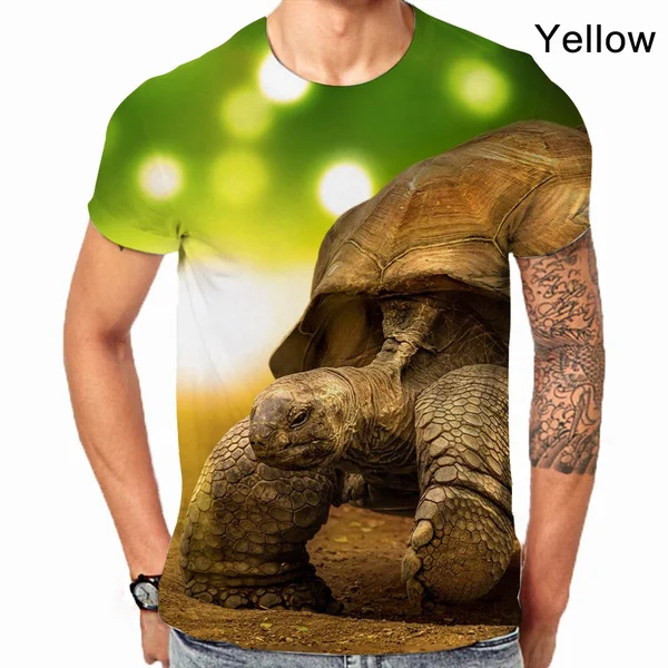 Футболка с 3D-принтом черепахи для мужчин и женщин, повседневный топ с коротким рукавом и графическим принтом морской черепахи
Футболка с 3D-принтом черепахи для мужчин и женщин, повседневный топ с коротким рукавом и графическим принтом морской черепахи