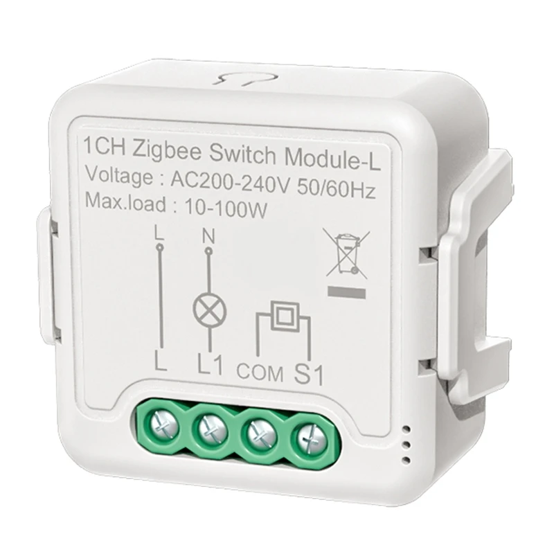 Tuya Zigbee Light Switch Module No Neutral Wire, 2 Way Control DIY Smart Breaker Works With Alexa Google Home
Tuya Zigbee Light Switch Module No Neutral Wire, 2 Way Control DIY Smart Breaker Works With Alexa Google Home