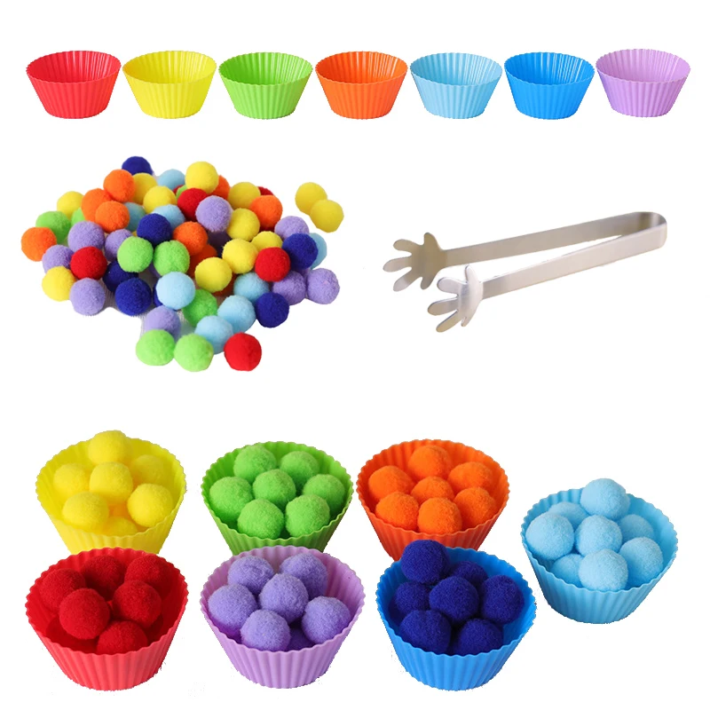 Montessori Toys Counting Sorting Games Baby Toys Activity Colorful Plush Balls Matching Fine Motor Skills Early Educational Toys
Montessori Toys Counting Sorting Games Baby Toys Activity Colorful Plush Balls Matching Fine Motor Skills Early Educational Toys