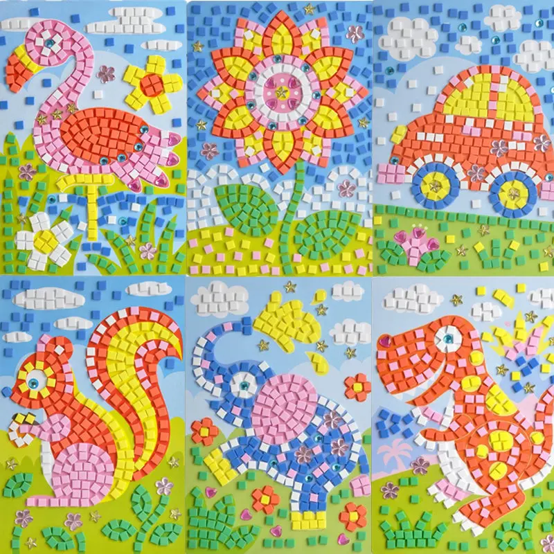 3D DIY Foam Crystal Stickers EVA Cartoon Animals Flowers Children Handmade Art Educational Sticker Paintings for Kids
3D DIY Foam Crystal Stickers EVA Cartoon Animals Flowers Children Handmade Art Educational Sticker Paintings for Kids
