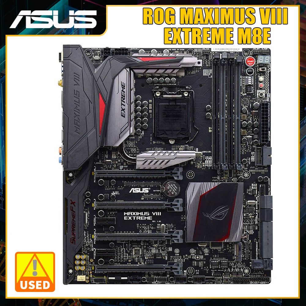 ASUS ROG MAXIMUS VIII EXTREME M8E Mining Motherboard Motherboard 1151 DDR4 Intel Z170 64G M.2 4×PCI-E X16 Core i3 7350K 7300 CPU
ASUS ROG MAXIMUS VIII EXTREME M8E Mining Motherboard Motherboard 1151 DDR4 Intel Z170 64G M.2 4×PCI-E X16 Core i3 7350K 7300 CPU