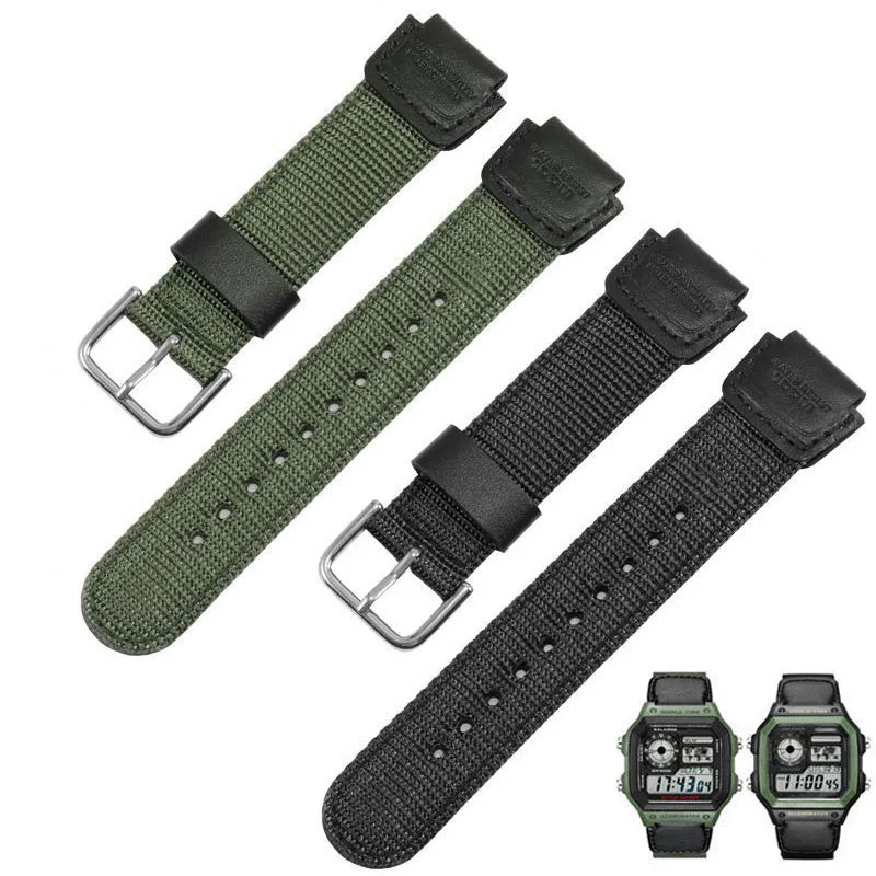 High Quality Durable Nylon Watchbands For Casio AE-1200WH/SGW-300/AQ-S810W/AE1200WH 18mm Anti-fall Watch Band Replacement Strap
High Quality Durable Nylon Watchbands For Casio AE-1200WH/SGW-300/AQ-S810W/AE1200WH 18mm Anti-fall Watch Band Replacement Strap