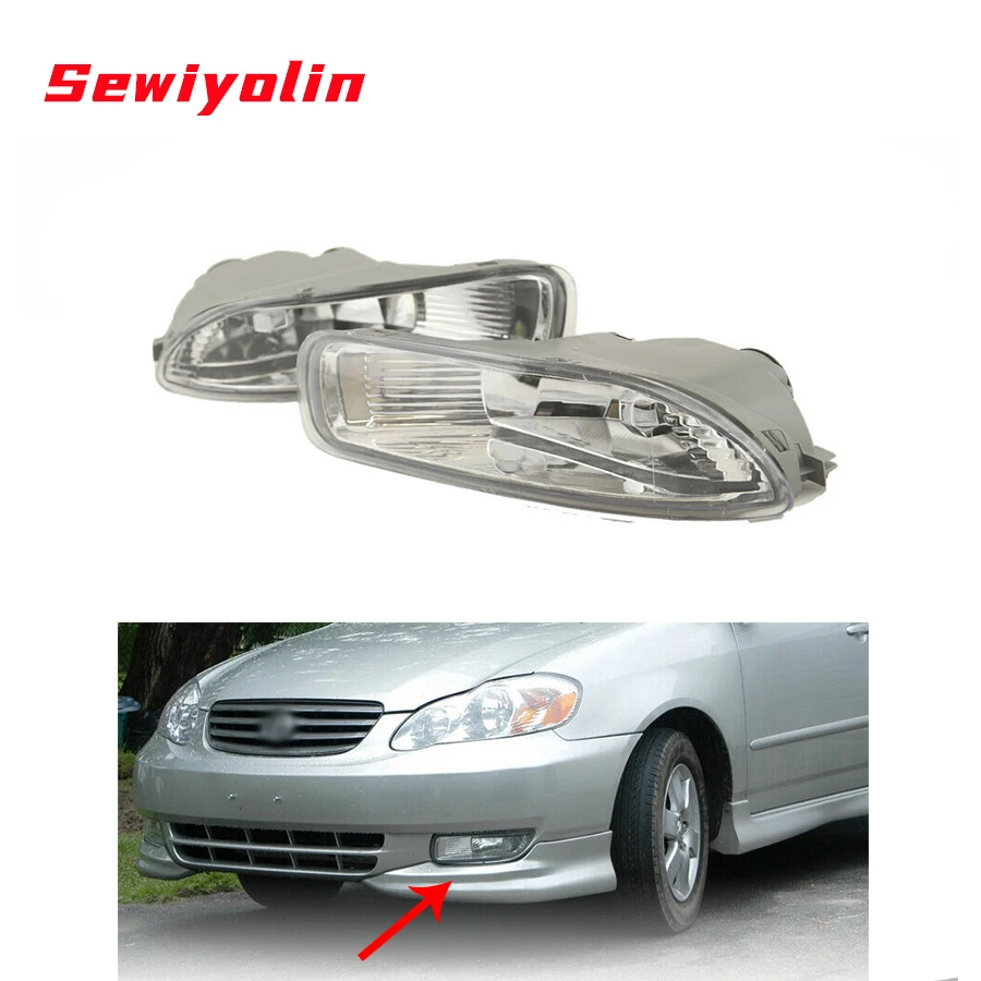 Автомобильные противотуманные фары в сборе для Toyota Corolla 2003-2004, прозрачные противотуманные фасветильник s, противотуманные фары для бампера, ...
Автомобильные противотуманные фары в сборе для Toyota Corolla 2003-2004, прозрачные противотуманные фасветильник s, противотуманные фары для бампера, ...