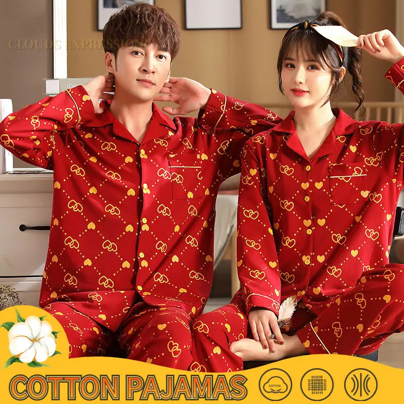 Spring Cotton Polka Dot Elegant Women Pajama Sets Pyjamas Young Couple Sleepwear Female Loungewear Pijama Mujer Homewear Fashion
Spring Cotton Polka Dot Elegant Women Pajama Sets Pyjamas Young Couple Sleepwear Female Loungewear Pijama Mujer Homewear Fashion