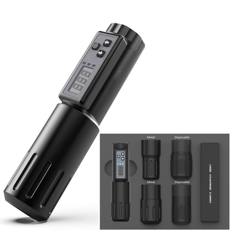 Professional Wireless Tattoo Machine Pen Battery with Portable Power Pack 2000 Mah Digital LED Display for Tattoo Body Art
Professional Wireless Tattoo Machine Pen Battery with Portable Power Pack 2000 Mah Digital LED Display for Tattoo Body Art
