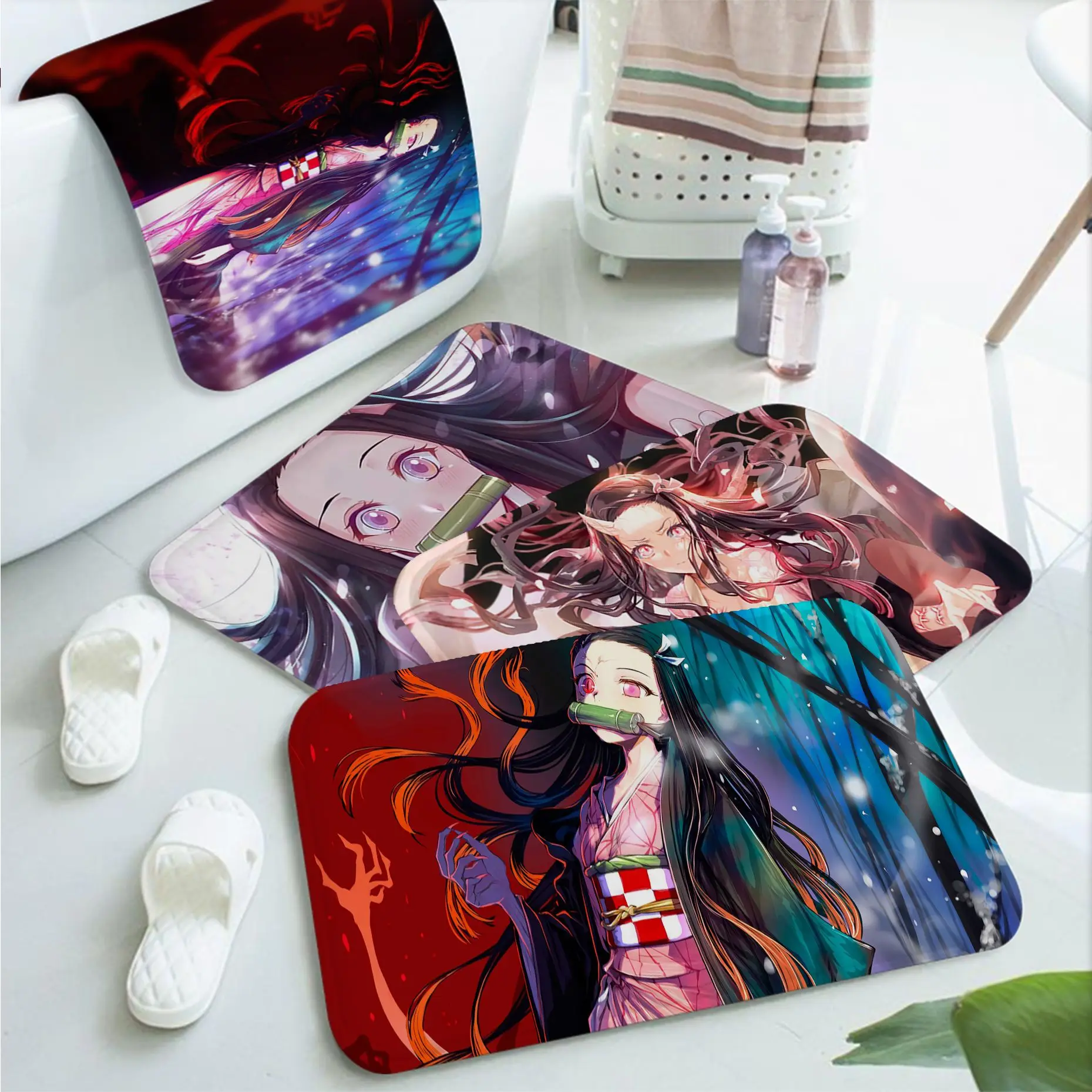 Kamado Nezuko Demon Slayer Anime Bathroom Mat Nordic Style Home Doormat Bathroom-Toilet Mats Bedroom Alfombra
Kamado Nezuko Demon Slayer Anime Bathroom Mat Nordic Style Home Doormat Bathroom-Toilet Mats Bedroom Alfombra