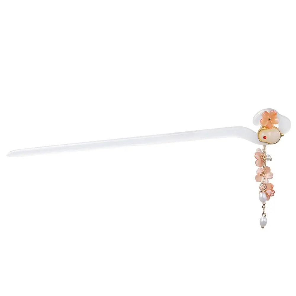 New Headdress Pearl For Girls Braided Hairpins Acetate Flower Women Hanfu Hairpins Chinese Hair Fork Rabbit Hair Sticks
New Headdress Pearl For Girls Braided Hairpins Acetate Flower Women Hanfu Hairpins Chinese Hair Fork Rabbit Hair Sticks