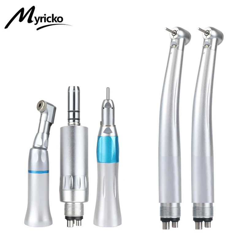 Myricko NSK Stype Dental E-Generator Led High Speed Handpiece And Low Speed Straight Contra Angle Air Motor Handpiece 2/4Hole
Myricko NSK Stype Dental E-Generator Led High Speed Handpiece And Low Speed Straight Contra Angle Air Motor Handpiece 2/4Hole