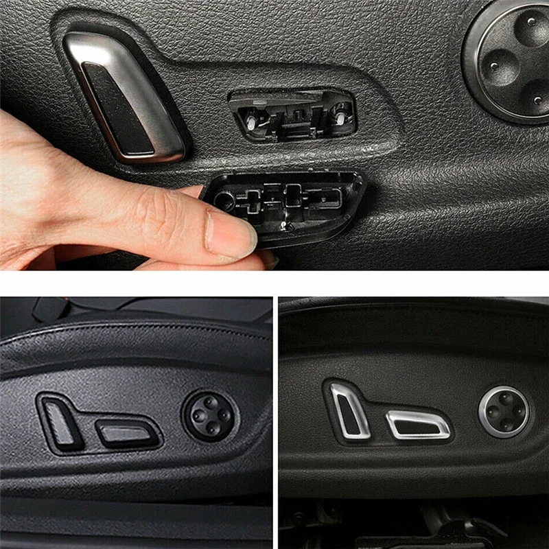 Для Audi A3 A4 A5 A6 Q3 Q5/VW/Jetta MK5 MK7/Passat/Tiguan черный хромированный 6 шт., ручка регулировки сиденья, кнопка переключателя, накладки
Для Audi A3 A4 A5 A6 Q3 Q5/VW/Jetta MK5 MK7/Passat/Tiguan черный хромированный 6 шт., ручка регулировки сиденья, кнопка переключателя, накладки