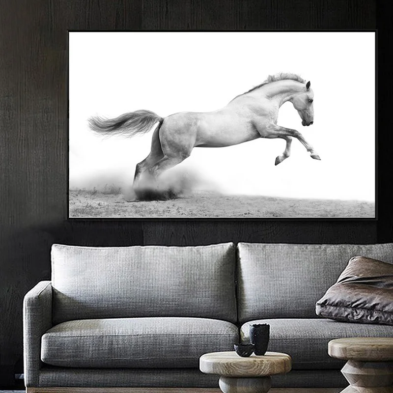 New Large Size Jumping White Horse Canvas Painting Modern Wild Animals Posters Print Wall art Pictures for Living Room Decor
New Large Size Jumping White Horse Canvas Painting Modern Wild Animals Posters Print Wall art Pictures for Living Room Decor