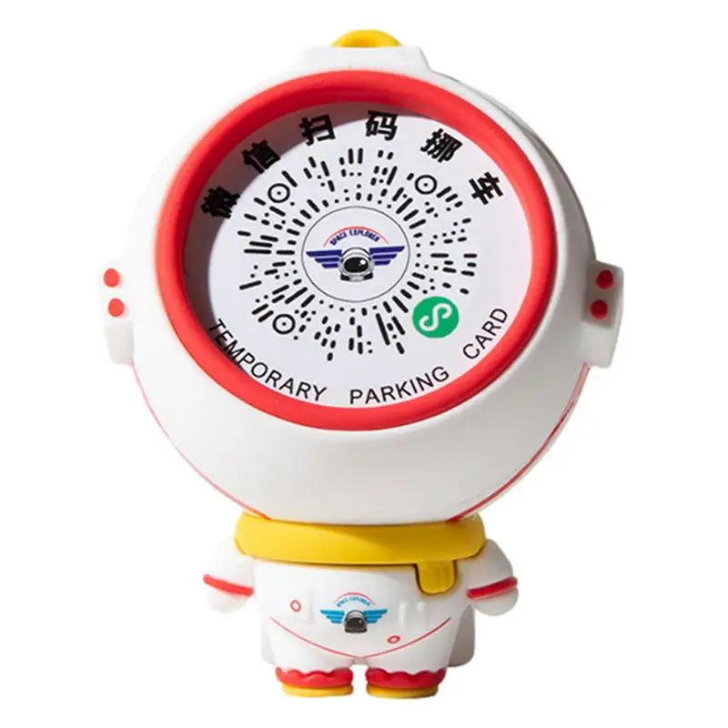 Automobile Temporary Car Parking Card Astronaut Modeling QR Code Spaceman QR Codes Sign Mobile Phone Number Plate Ornaments
Automobile Temporary Car Parking Card Astronaut Modeling QR Code Spaceman QR Codes Sign Mobile Phone Number Plate Ornaments