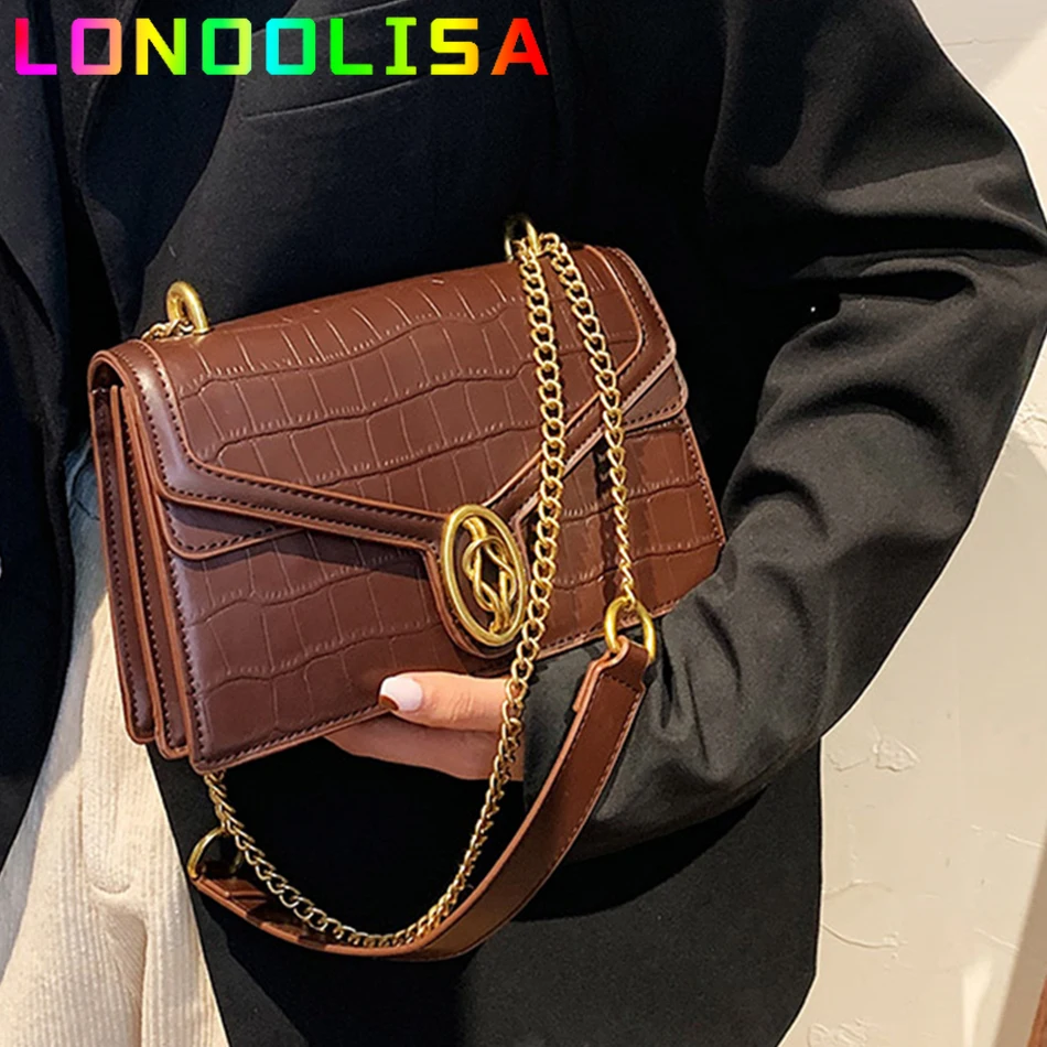 Luxury Crocodile Pattern Chain Crossbody Bag High-quality PU Leather Women's Design Handbag Purse Female Shoulder Messenger Bag
Luxury Crocodile Pattern Chain Crossbody Bag High-quality PU Leather Women's Design Handbag Purse Female Shoulder Messenger Bag