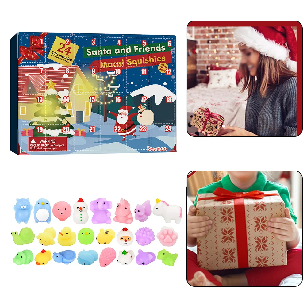 Christmas Countdown Pinch Music Blind Box 24 Grid Rubber Toy Blind Box Christmas Surprise Gifts For Kids Countdown Calendar
Christmas Countdown Pinch Music Blind Box 24 Grid Rubber Toy Blind Box Christmas Surprise Gifts For Kids Countdown Calendar