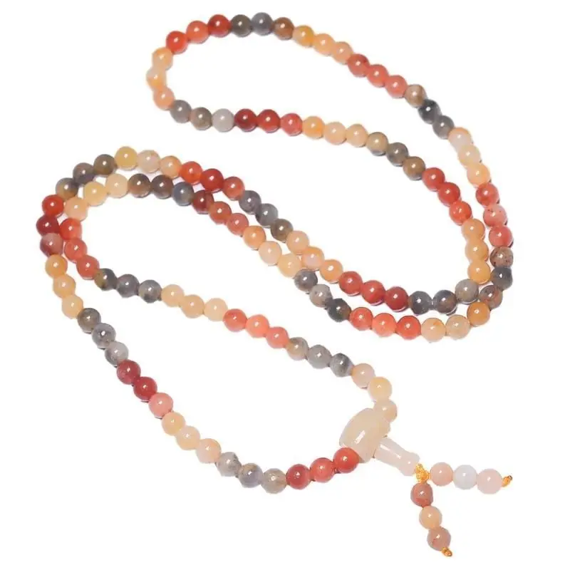 Natural Colorful Jade 108 Bead Mala Bracelet Men Women Sweater Chain Real Chinese Golden Silk Jades Elastic Beaded Bracelets
Natural Colorful Jade 108 Bead Mala Bracelet Men Women Sweater Chain Real Chinese Golden Silk Jades Elastic Beaded Bracelets
