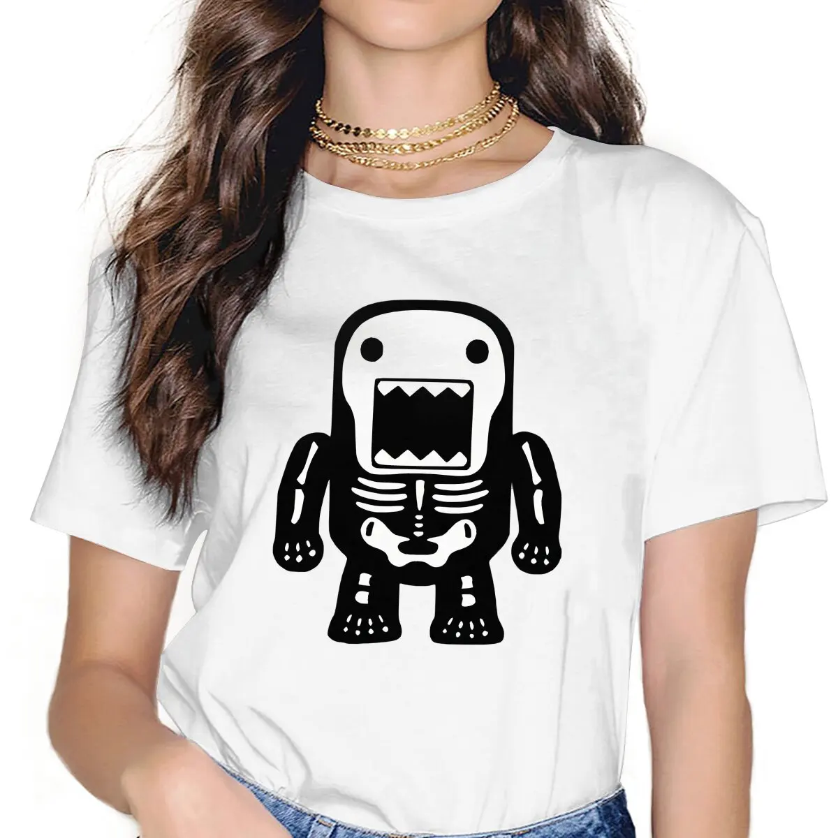 Anime Domo Kun Halloween Tshirt Graphic Women Tops Vintage Goth Fibre Harajuku Polyester T Shirt
Anime Domo Kun Halloween Tshirt Graphic Women Tops Vintage Goth Fibre Harajuku Polyester T Shirt