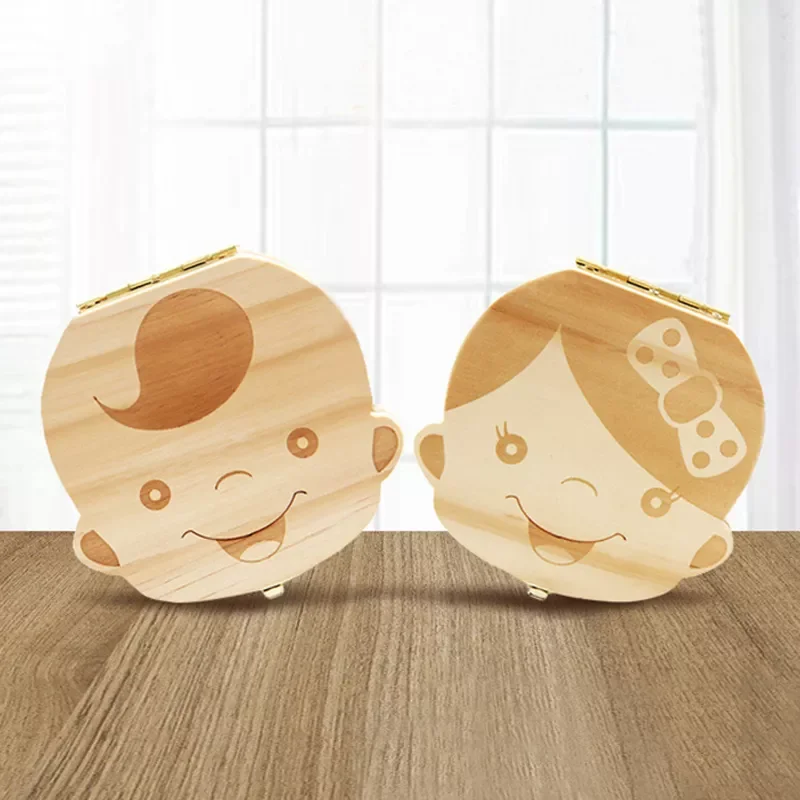 Wooden Baby Kids Tooth Storage Box English/Spanish/French/Russian/Italian Teeth Umbilical Lanugo Organizer Gift Keepsakes Save
Wooden Baby Kids Tooth Storage Box English/Spanish/French/Russian/Italian Teeth Umbilical Lanugo Organizer Gift Keepsakes Save
