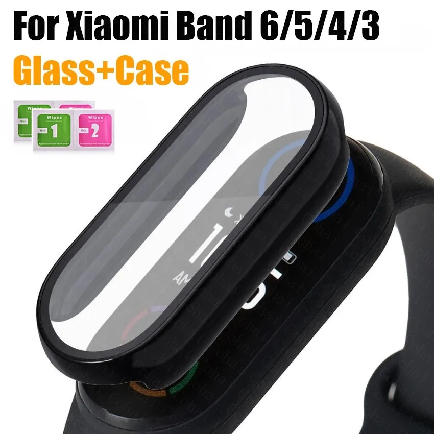 Hard PC Case For Xiaomi Mi Band 6 5 4 3 Smart Watchband Mi4 Mi3 Screen Protector Film For miband 6 5 Glass Full Protective Case
Hard PC Case For Xiaomi Mi Band 6 5 4 3 Smart Watchband Mi4 Mi3 Screen Protector Film For miband 6 5 Glass Full Protective Case