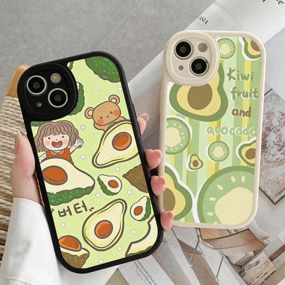 Cute Cartoon Fruit Avocado Phone Case Hard Leather For IPhone 14 13 12 Mini 11 14 Pro Max Xs X Xr 7 8 Plus Fundas
Cute Cartoon Fruit Avocado Phone Case Hard Leather For IPhone 14 13 12 Mini 11 14 Pro Max Xs X Xr 7 8 Plus Fundas