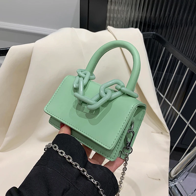 Cute Super Mini PU Leather Purse Brand Crossbody Bag for Women 2022 Summer Fashion Kawaii Acrylic Chain Shoulder Handbags Totes
Cute Super Mini PU Leather Purse Brand Crossbody Bag for Women 2022 Summer Fashion Kawaii Acrylic Chain Shoulder Handbags Totes