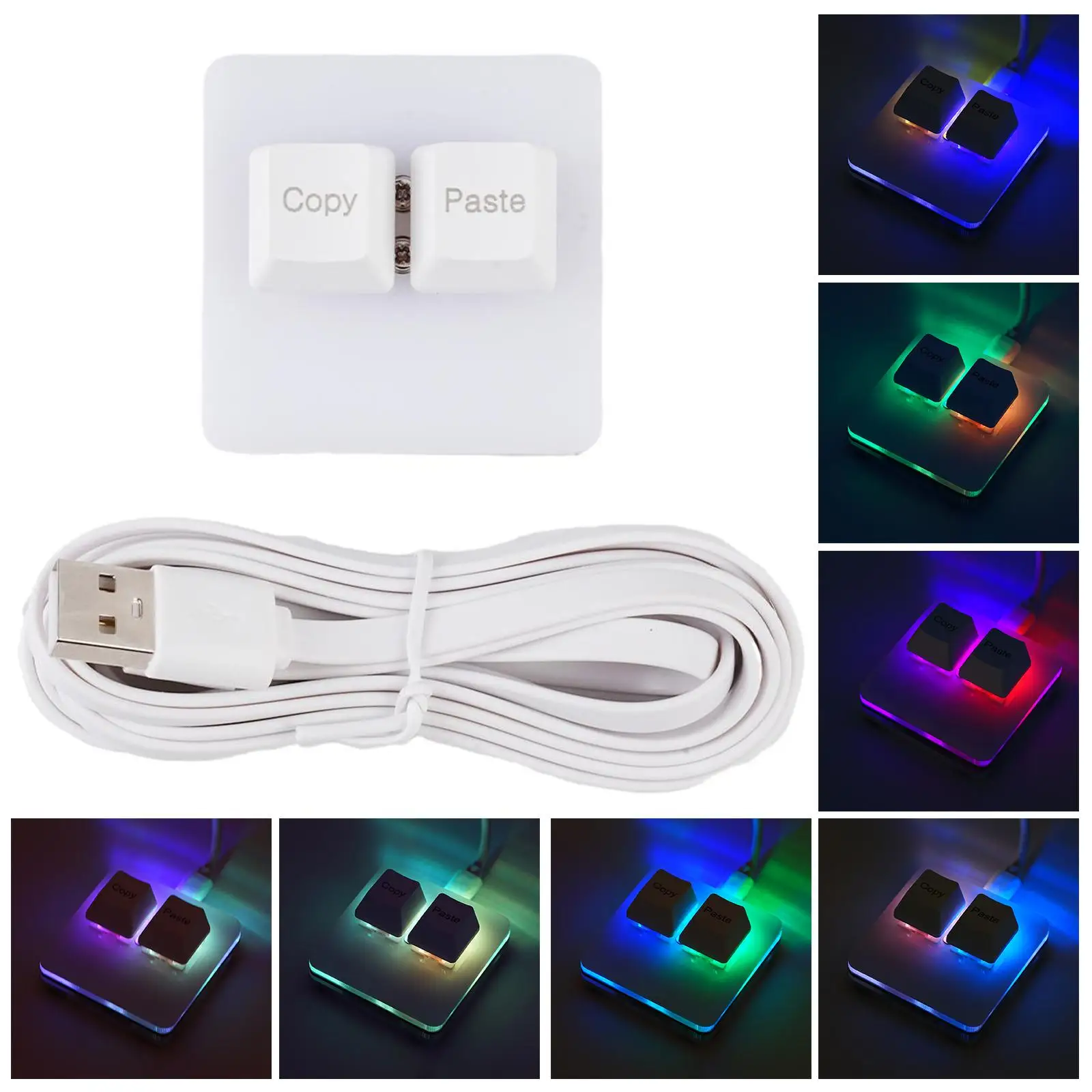 Printed DIY Custom Mini Keypad Copy and Paste 2 Keys Audio Shortcut Mechanical Keyboard USB Gaming Keyboard For Laptop Computer
Printed DIY Custom Mini Keypad Copy and Paste 2 Keys Audio Shortcut Mechanical Keyboard USB Gaming Keyboard For Laptop Computer
