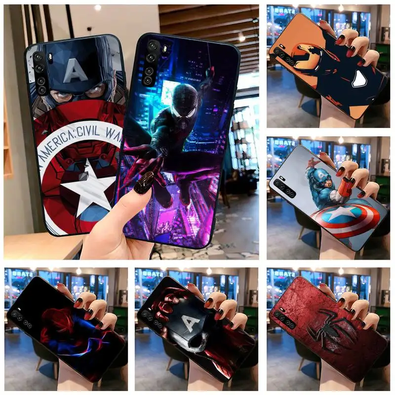 Marvel Captain America Spider-Man Phone Case for Huawei P20 P30 P40 lite E Pro Mate 40 30 20 Pro P Smart 2020 P10
Marvel Captain America Spider-Man Phone Case for Huawei P20 P30 P40 lite E Pro Mate 40 30 20 Pro P Smart 2020 P10