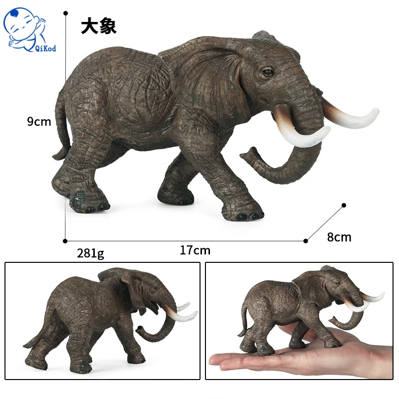Children's Simulation Asian Elephant Zoo Model Ornaments Solid Wild Animal Static Elephant Model Cognitive Toys Figures Animal
Children's Simulation Asian Elephant Zoo Model Ornaments Solid Wild Animal Static Elephant Model Cognitive Toys Figures Animal
