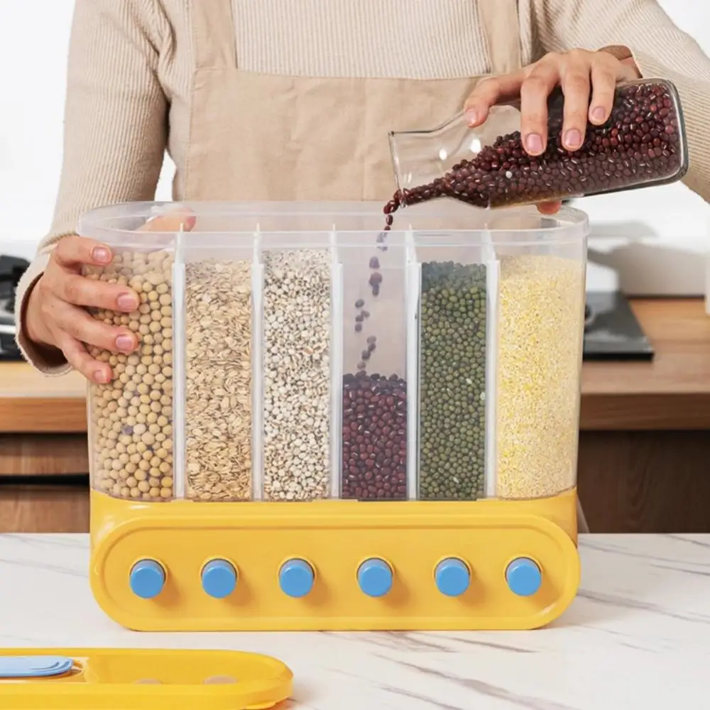 Grains Storage Box Tank Sealed Moisture Proof Rice Buckets Wall Mounted Miscellaneous Grain Tank Kitchen Classified Container
Grains Storage Box Tank Sealed Moisture Proof Rice Buckets Wall Mounted Miscellaneous Grain Tank Kitchen Classified Container