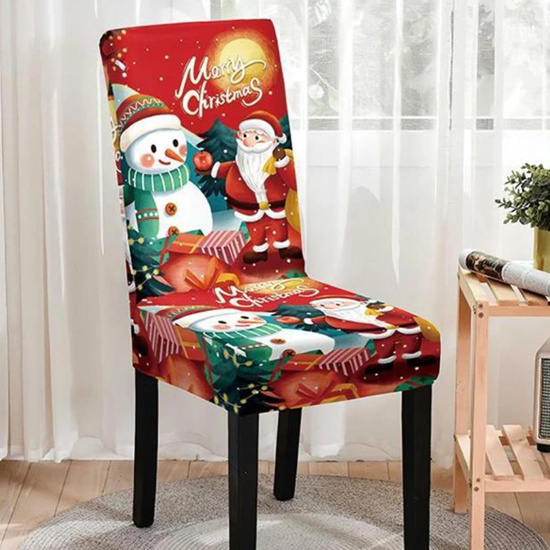 Новогодний чехол для стула из эластичного полиэстера, размер 01-06
Новогодний чехол для стула из эластичного полиэстера, размер 01-06