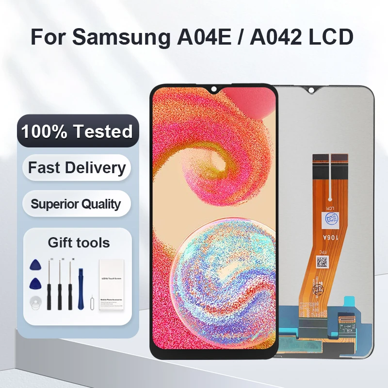 1Pcs 6.5 Inch A042 Lcd For Samsung Galaxy A04E Display Touch Panel A042F A042M Screen Digitizer Assembly Free Shipping
1Pcs 6.5 Inch A042 Lcd For Samsung Galaxy A04E Display Touch Panel A042F A042M Screen Digitizer Assembly Free Shipping