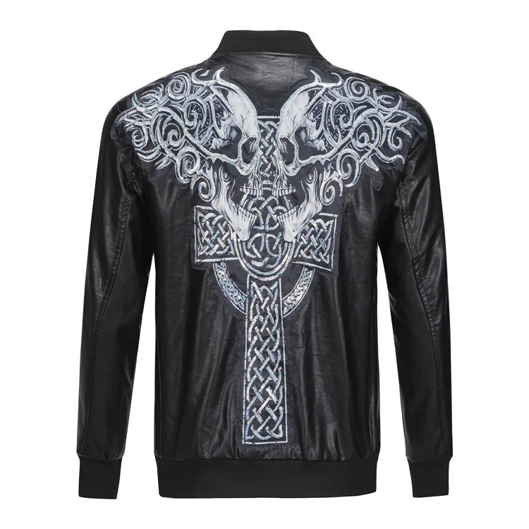 PIED PLEIN Men's Faux Leather Bomber Jacket Personality wings Casual Fall Winter Jackets and Coats Locomotive Outwea
PIED PLEIN Men's Faux Leather Bomber Jacket Personality wings Casual Fall Winter Jackets and Coats Locomotive Outwea