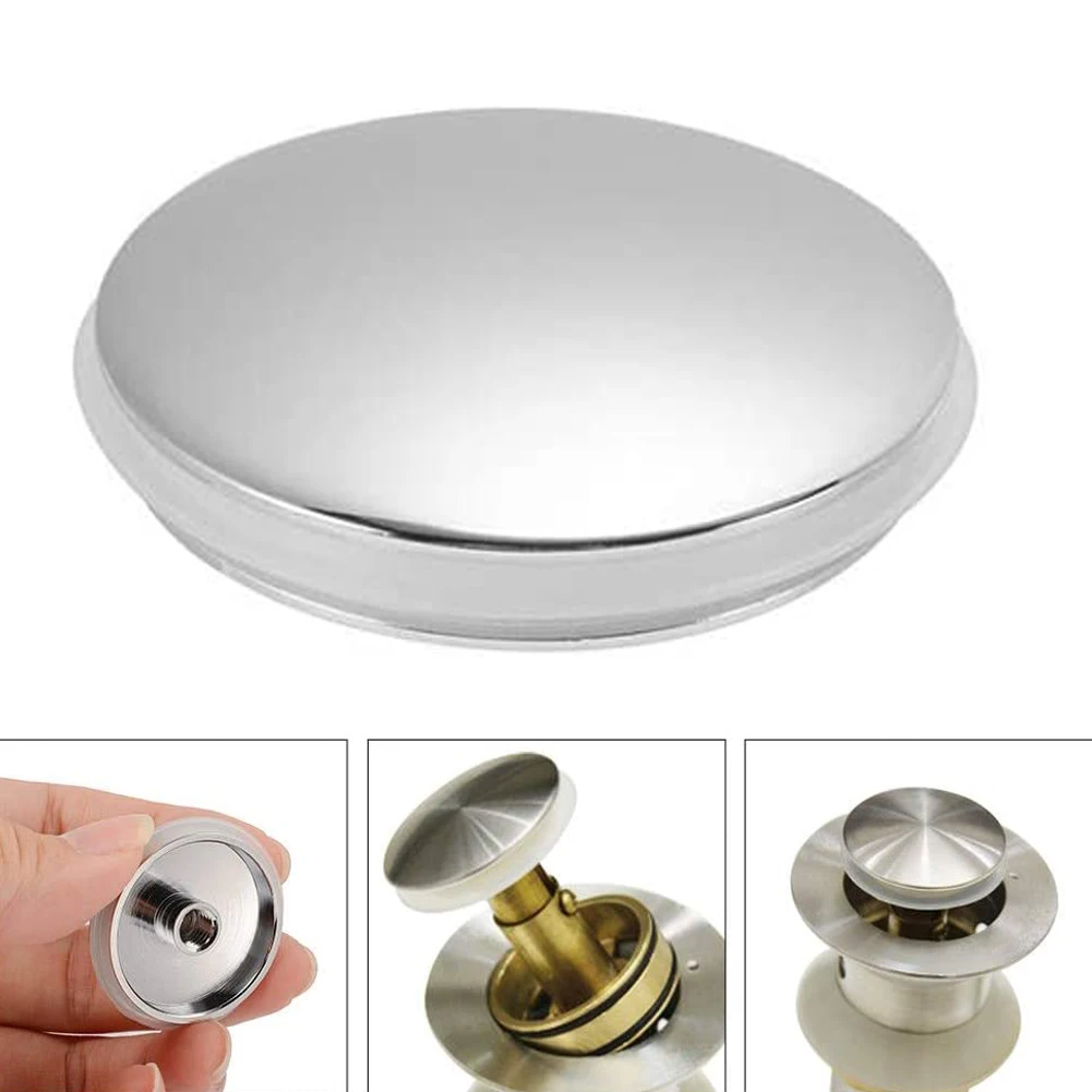 1pc 38mm Replacement Sink/Basin Waste Plug Cap Easy Pop-Up Click Clack Chrome Bathroom Basin Sink Bathtub Plugs
1pc 38mm Replacement Sink/Basin Waste Plug Cap Easy Pop-Up Click Clack Chrome Bathroom Basin Sink Bathtub Plugs