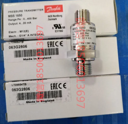 Высокотемпературный Датчик давления масла MBS1650 063G2806 Danfoss 0-400 бар, датчик жидкости
Высокотемпературный Датчик давления масла MBS1650 063G2806 Danfoss 0-400 бар, датчик жидкости