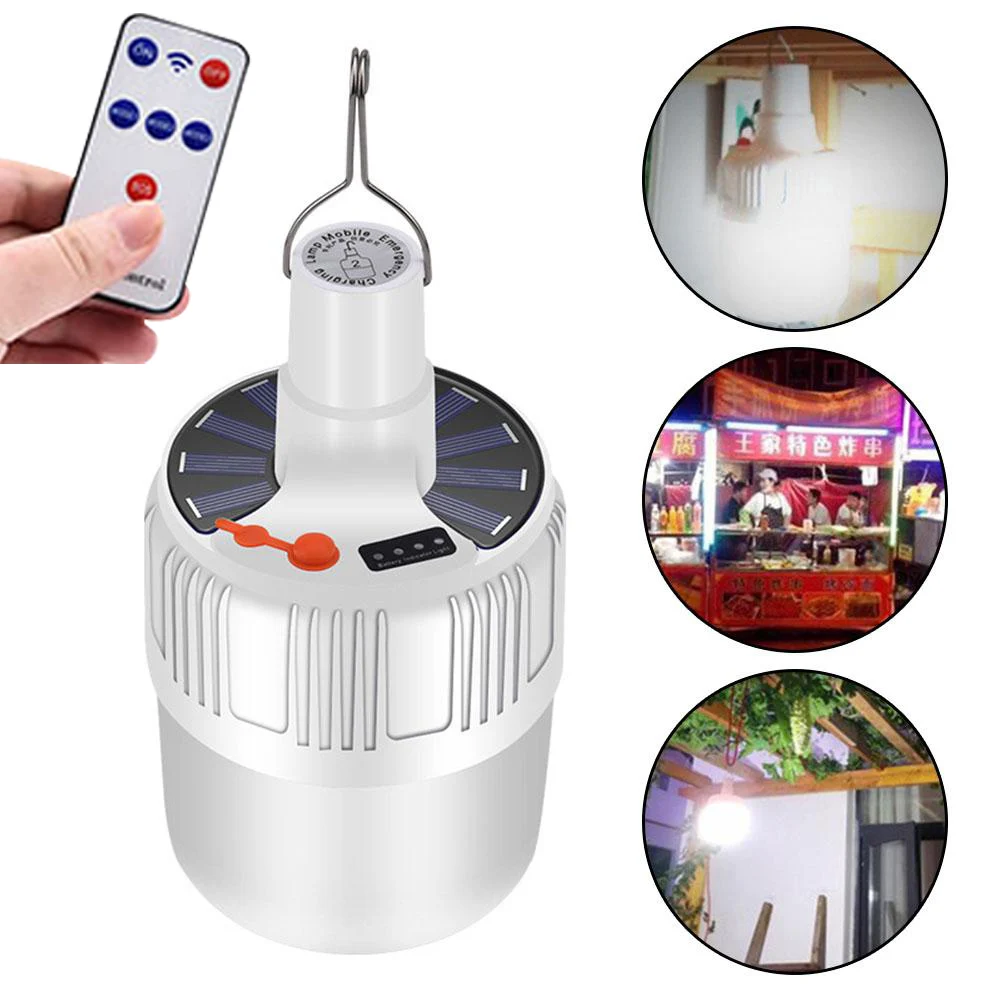 Solar LED Bulb Energy Saving Emergency Lighting Camping Light IP65 Waterproof Portable LED Bulb Lamp For Night Market Garden
Solar LED Bulb Energy Saving Emergency Lighting Camping Light IP65 Waterproof Portable LED Bulb Lamp For Night Market Garden