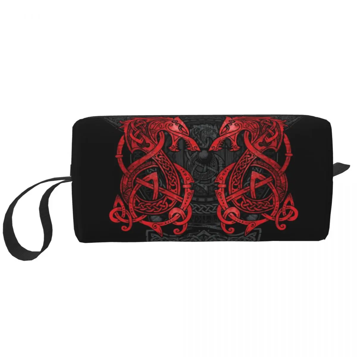 Fighting Fenrir Cosmetic Bag Women Kawaii Big Capacity Viking Nordic Monster Wolf Makeup Case Beauty Storage Toiletry Bags
Fighting Fenrir Cosmetic Bag Women Kawaii Big Capacity Viking Nordic Monster Wolf Makeup Case Beauty Storage Toiletry Bags