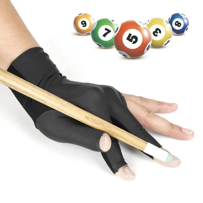 Billiards Glove Sport Glove Billiard Pool 3 Finger Gloves Non-Slip Wear-Resistant Sports Gloves For Snooker Billiard Snooker Cue
Billiards Glove Sport Glove Billiard Pool 3 Finger Gloves Non-Slip Wear-Resistant Sports Gloves For Snooker Billiard Snooker Cue