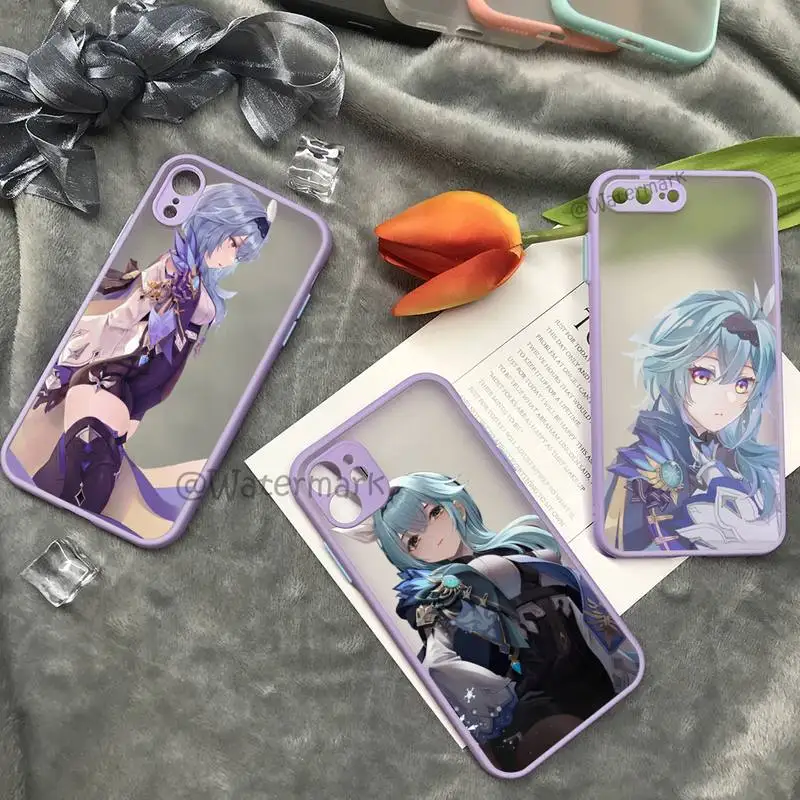 Genshin Impact Eula Game Phone Case For IPhone 13 12 Mini 11 Pro Max Xs Xr X 7 8 Plus Purple Matte Translucent Funda
Genshin Impact Eula Game Phone Case For IPhone 13 12 Mini 11 Pro Max Xs Xr X 7 8 Plus Purple Matte Translucent Funda