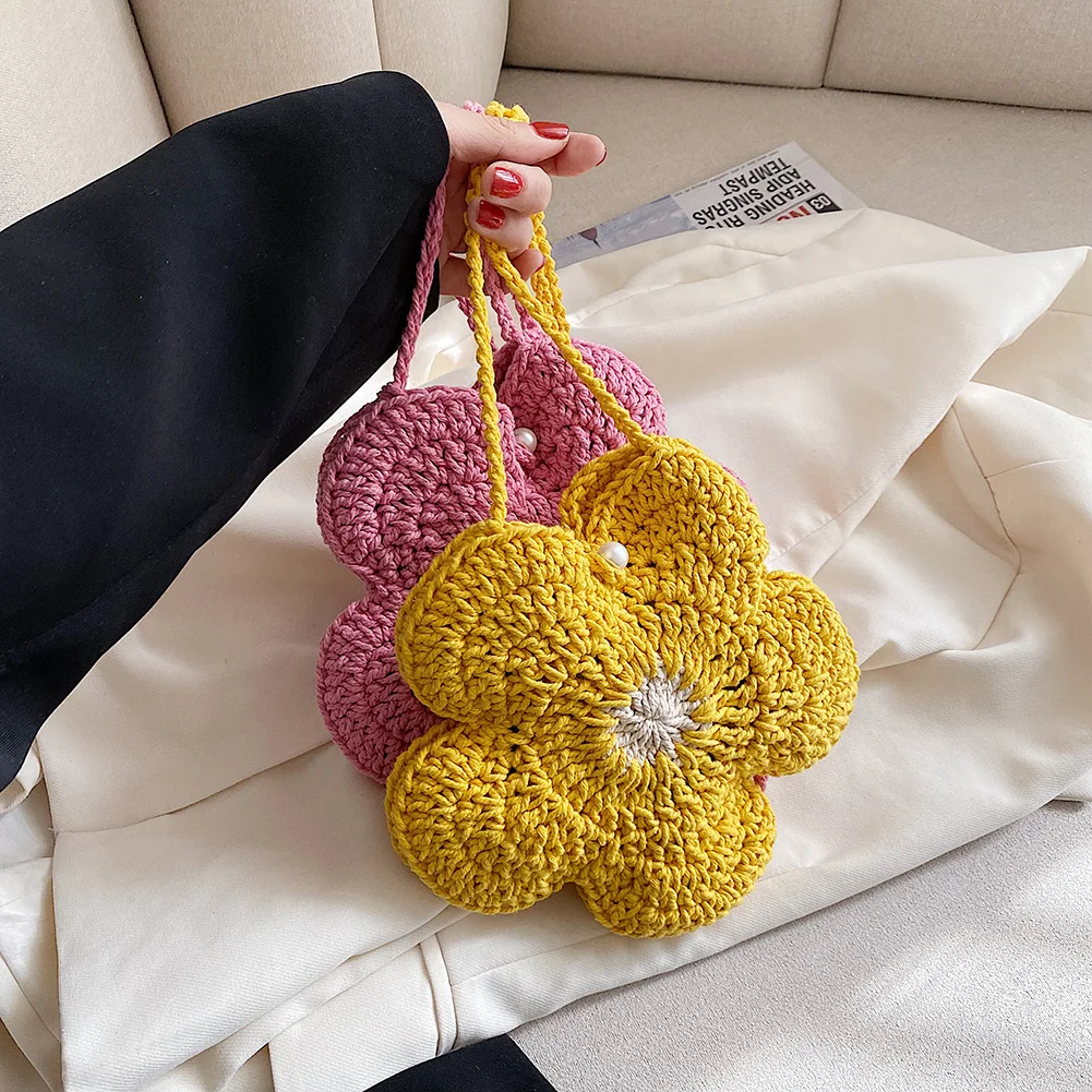 Fashion Small Knitted Shoulder Bags Women Summer Beach Straw Woven Flower Phone Purse Messenger Bags Ladies Crossbody Handbags
Fashion Small Knitted Shoulder Bags Women Summer Beach Straw Woven Flower Phone Purse Messenger Bags Ladies Crossbody Handbags