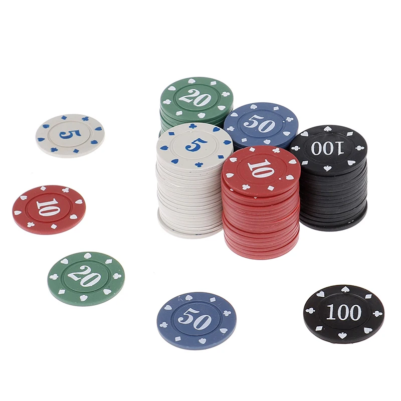 Poker Chip 20pcs Round Plastic Chips Casino Poker Card Game Baccarat Counting Accessories Dice Entertainment Chip Game Set
Poker Chip 20pcs Round Plastic Chips Casino Poker Card Game Baccarat Counting Accessories Dice Entertainment Chip Game Set