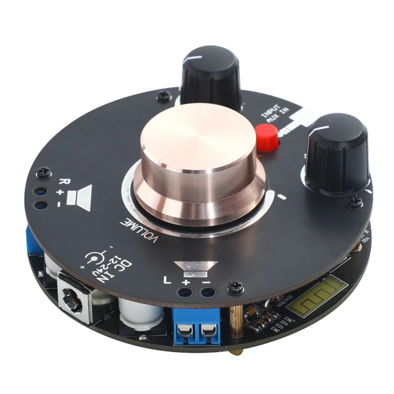 TPA3116 Digital 2x50W Class D Tone Bluetooth-compatible Power Amplifier Board D50A DC 18V to DC 24V Working Voltage
TPA3116 Digital 2x50W Class D Tone Bluetooth-compatible Power Amplifier Board D50A DC 18V to DC 24V Working Voltage